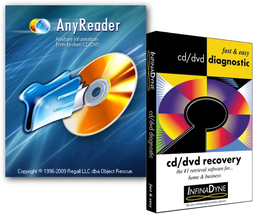 Recover data from CD software such as InfinaDyne CD/DVD Recovery and AnyReader are useful programs for recovering data from unreadable optical disc media.