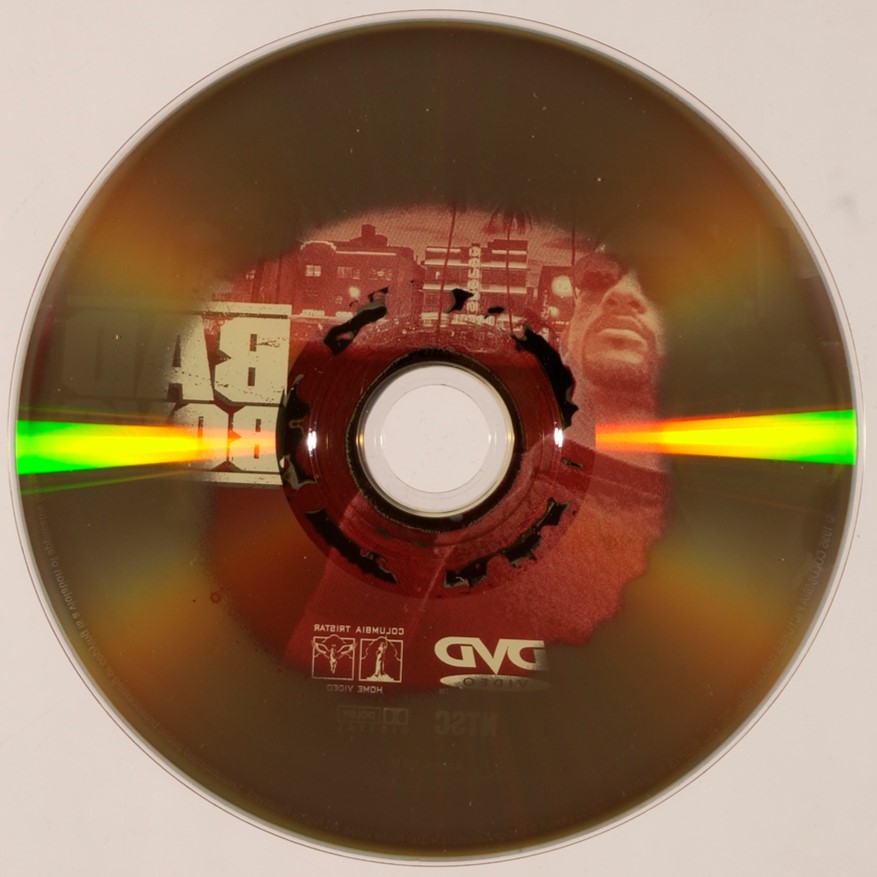 dvd partial metal layer loss